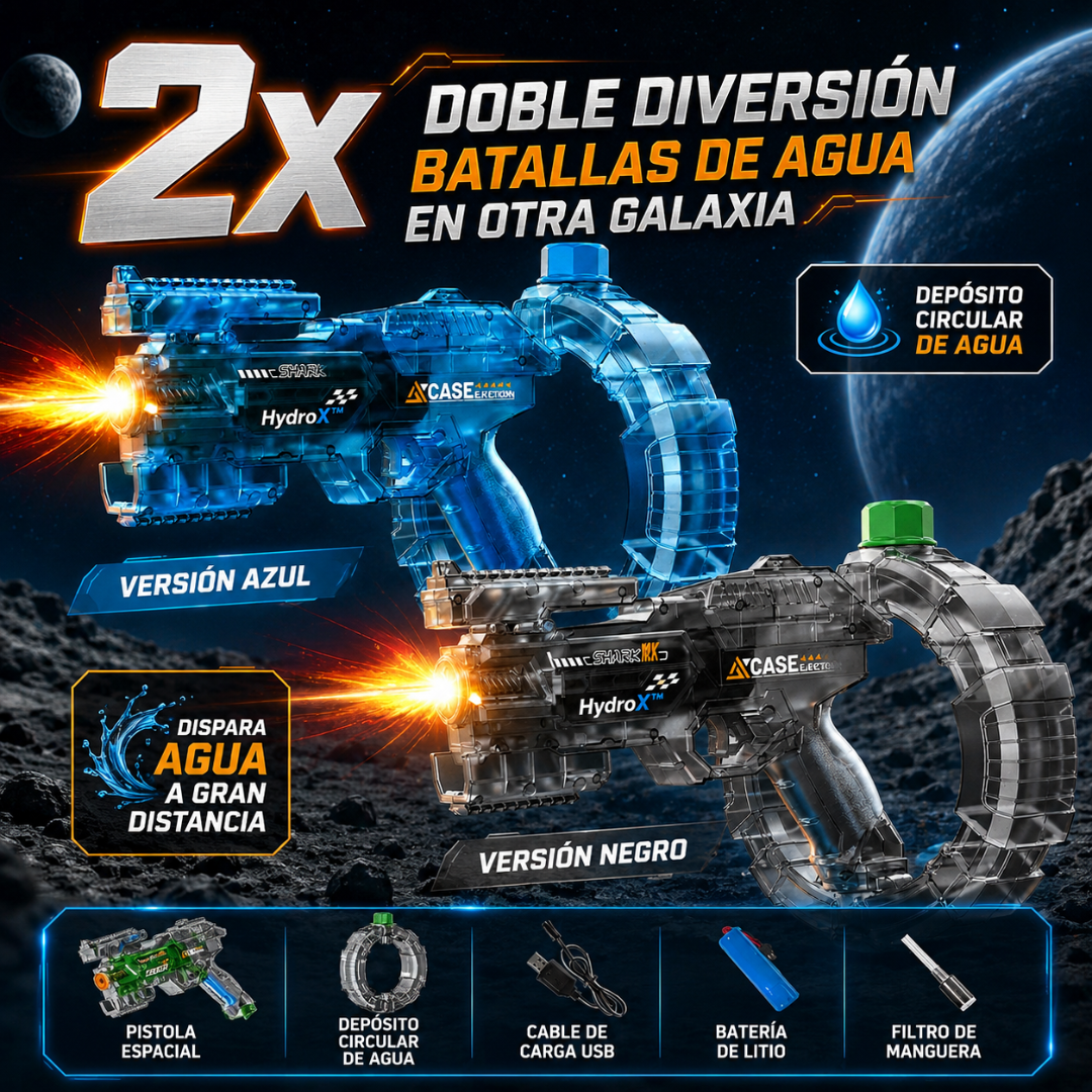 Oferta Mayo | HydroX™ – Pistola de Agua Eléctrica Automática Original | Pocas Unidades en Oferta