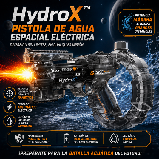 Oferta Mayo | HydroX™ – Pistola de Agua Eléctrica Automática Original | Pocas Unidades en Oferta