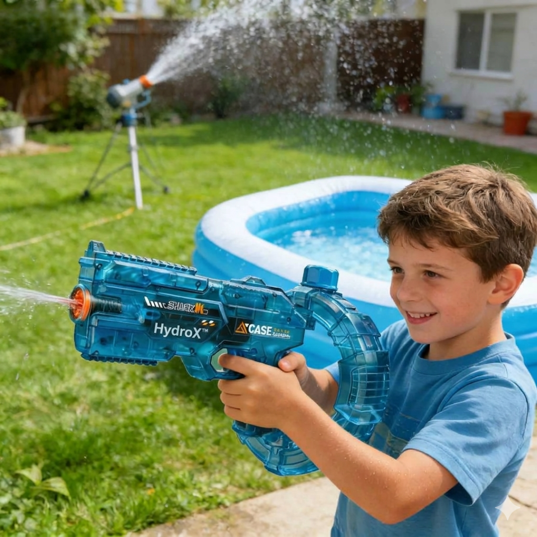Oferta Mayo | HydroX™ – Pistola de Agua Eléctrica Automática Original | Pocas Unidades en Oferta