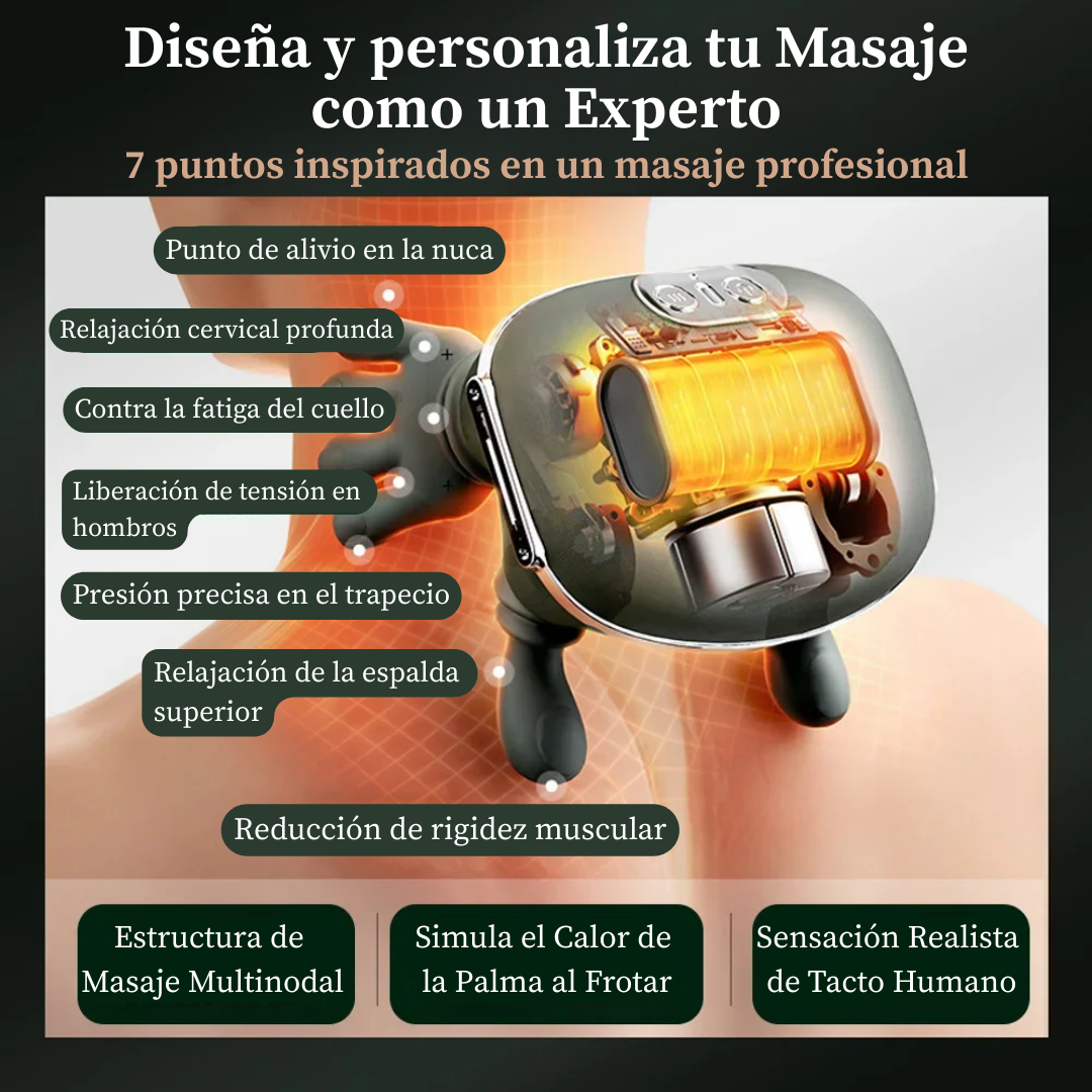 Especial BlackSale | ZenRelief™ Automasajeador profesional inalámbrico 4D | 55% Descuento Solo hasta el 23 de Noviembre⌛