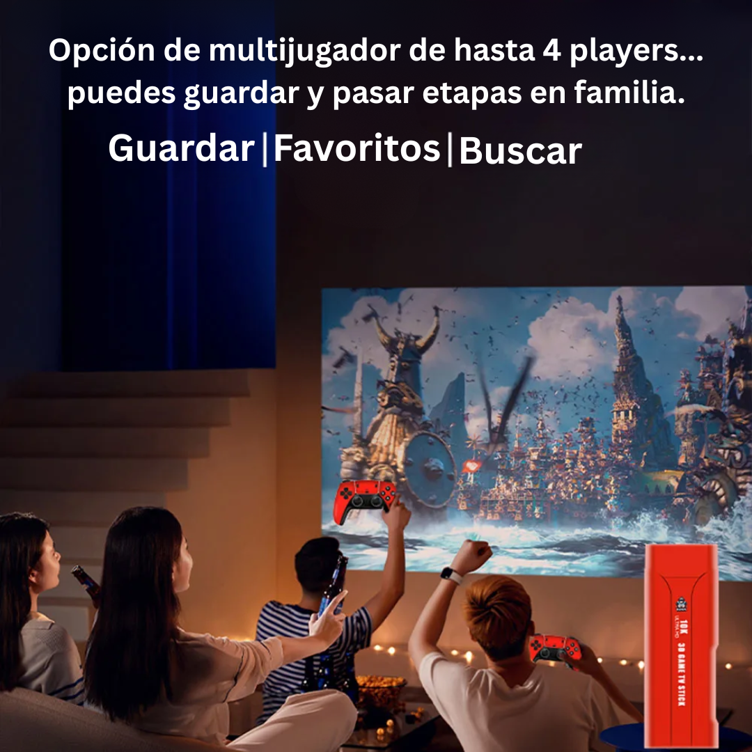 🎮 Especial Black Sale |PlayCast™ 3 en 1: Consola Retro + Smart TV + Centro Multimedia | 55% de Descuento Solo hasta el 23 de Noviembre⌛