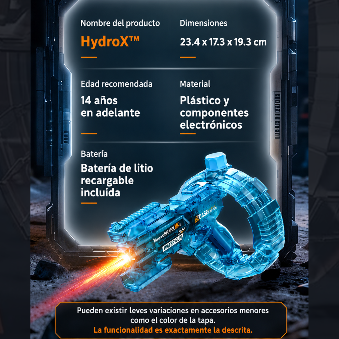 Oferta Mayo | HydroX™ – Pistola de Agua Eléctrica Automática Original | Pocas Unidades en Oferta