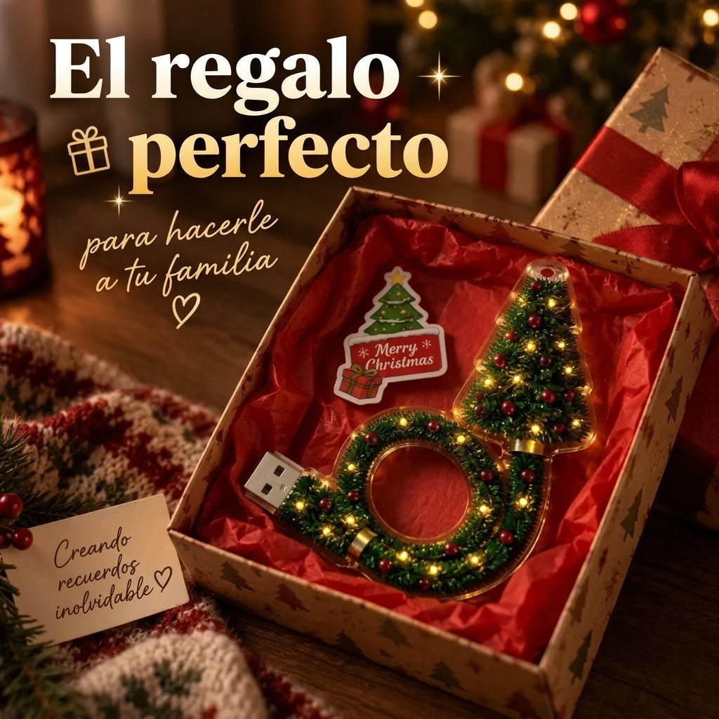 Navilux™ – Árbol Proyector de Navidad USB | Llena tu techo de Navidad (Lleva 2 y Paga 1)