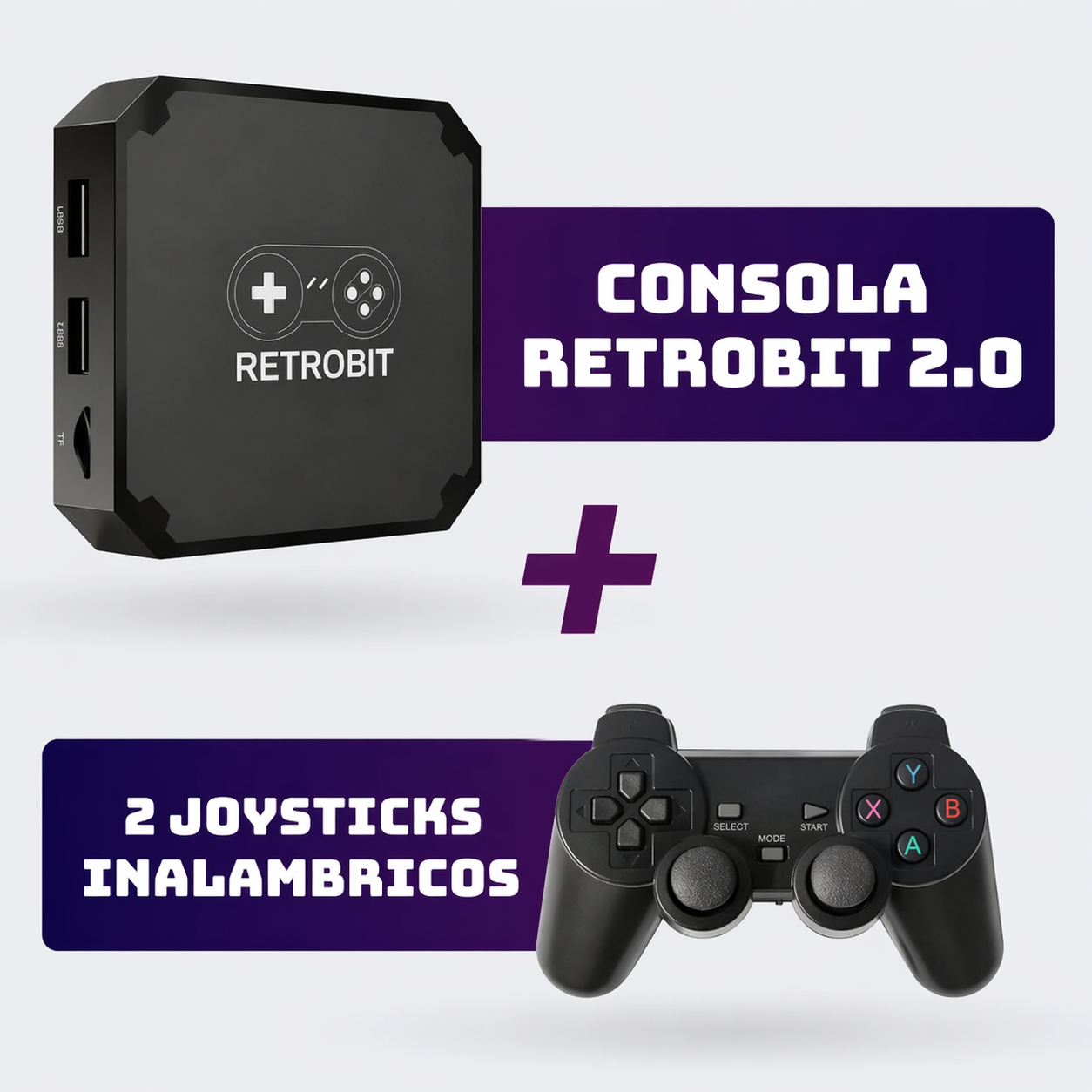 PlayCast™ 3 en 1: Consola Retro + Smart TV + Centro Multimedia